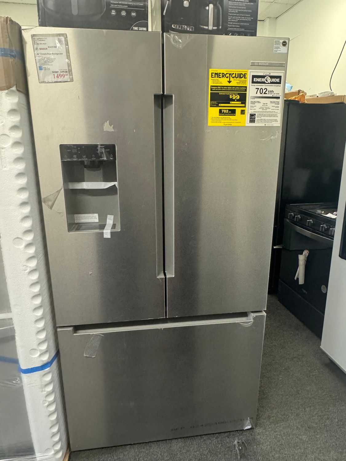 Bosch 36" French Door Refrigerator