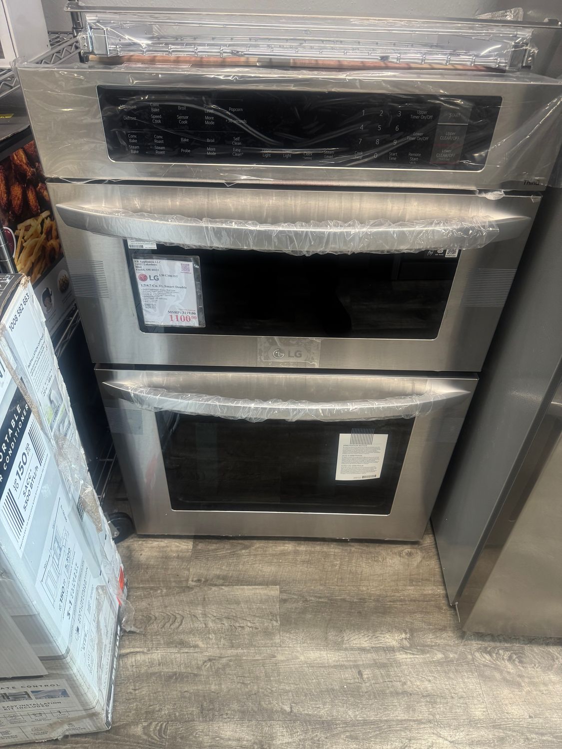 LG 1.7/4.7 Cu. Ft. Smart Double Wall Oven