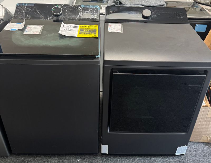 LG Smart Top Load and Ultra Large Electric Dryer