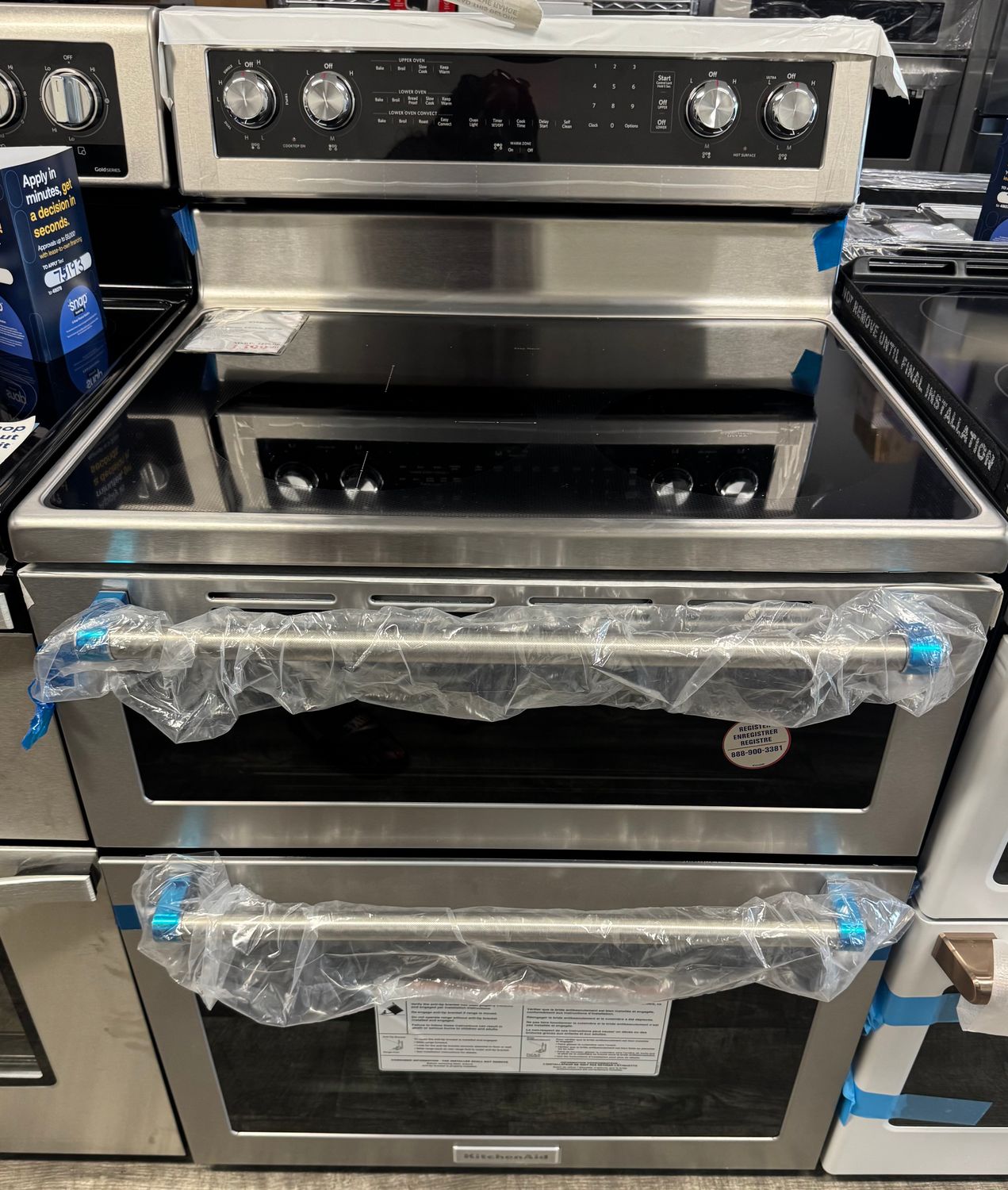 KitchenAid 30" 5 Burner Electric Double