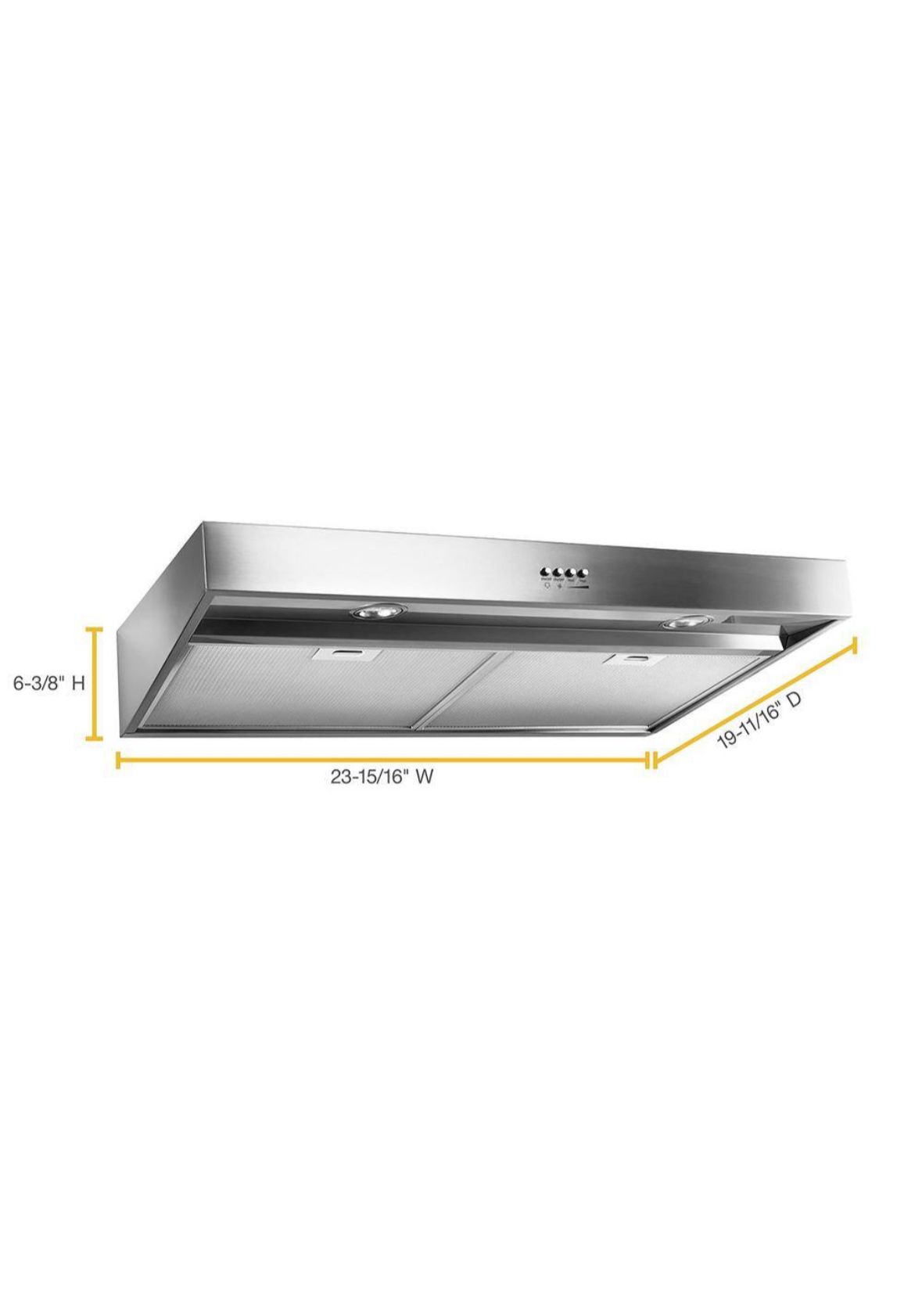 Whirlpool 24 in. Convertible Under Cabinet Range Hood