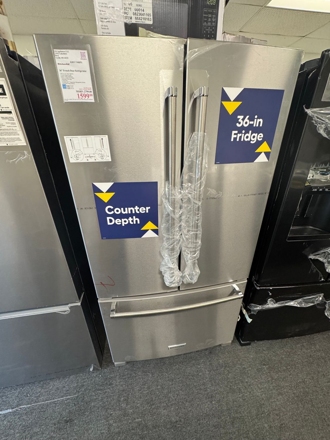 KitchenAid 36"' French Door Refrigerator