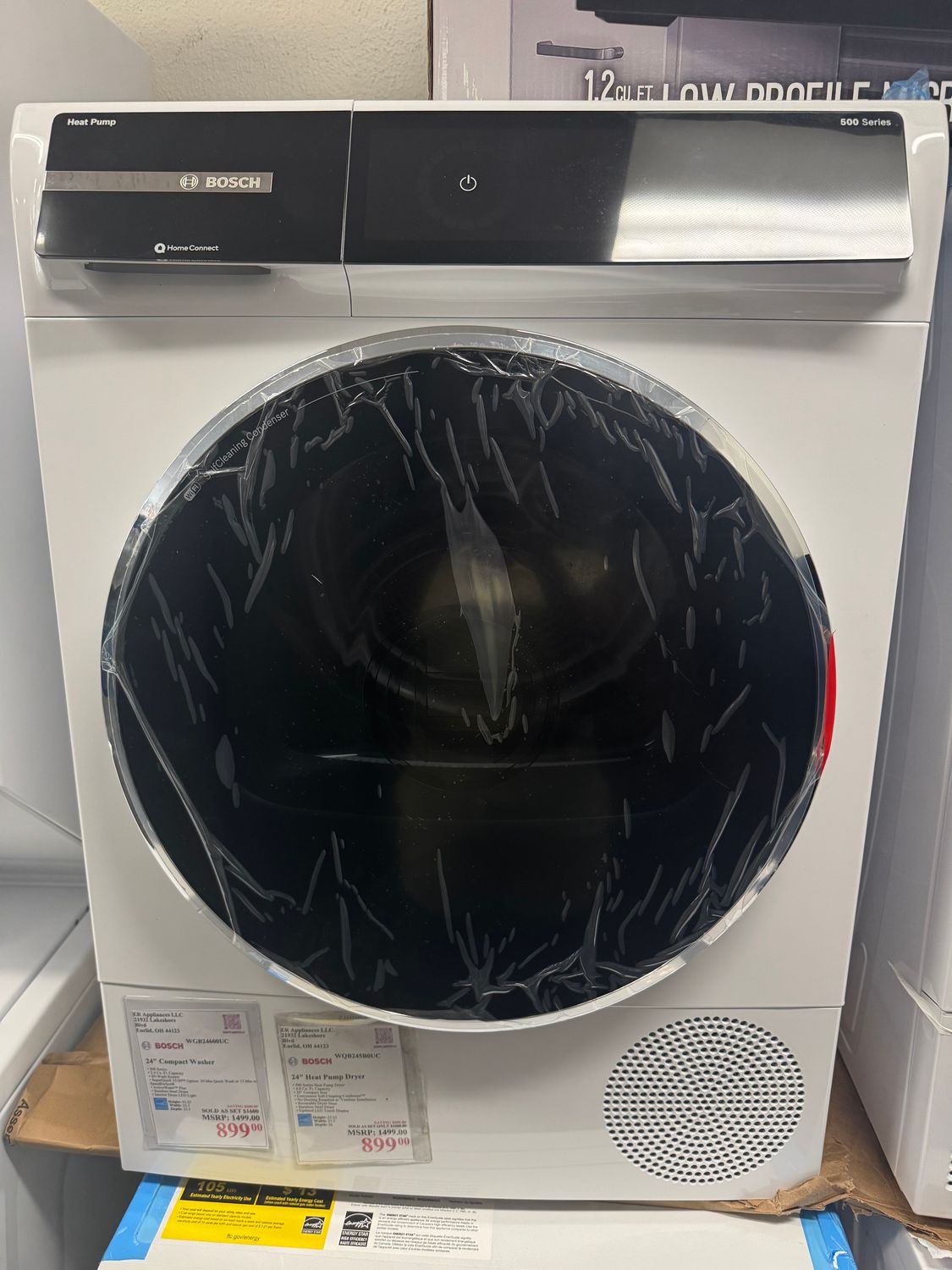 Bosch 24" Compact Washer/Heat Pump Dryer