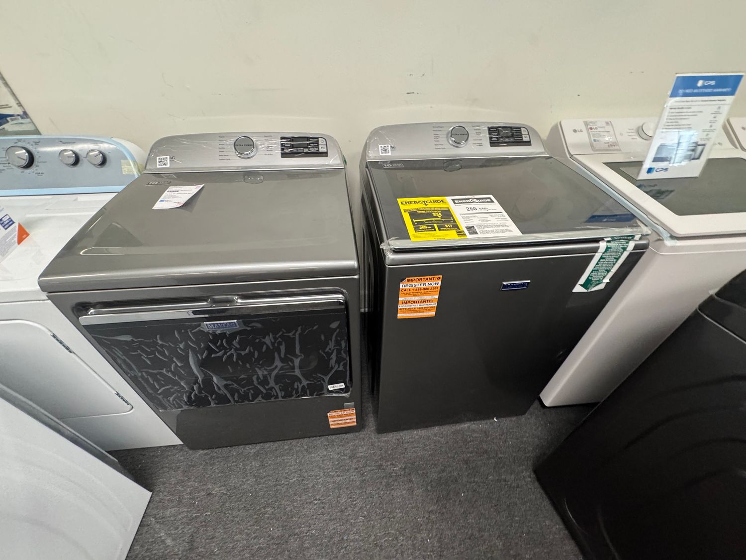 Maytag Top Load Washer/Gas Dryer