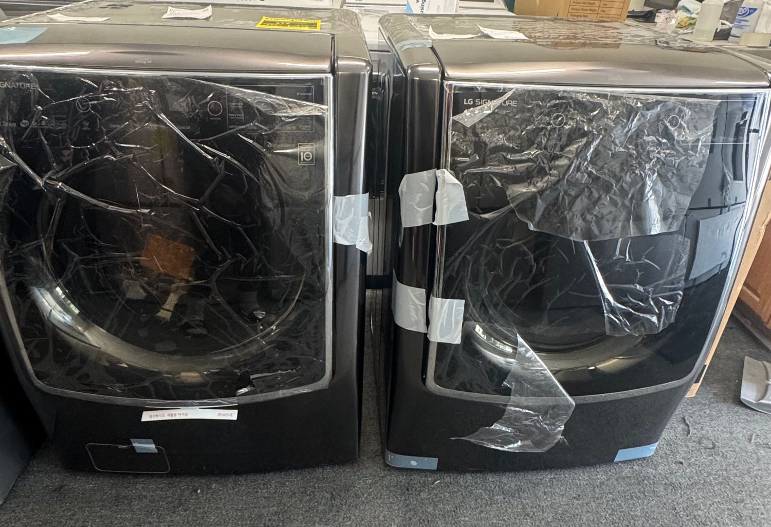 LG Front Load Washer/TurboSteam Dryer