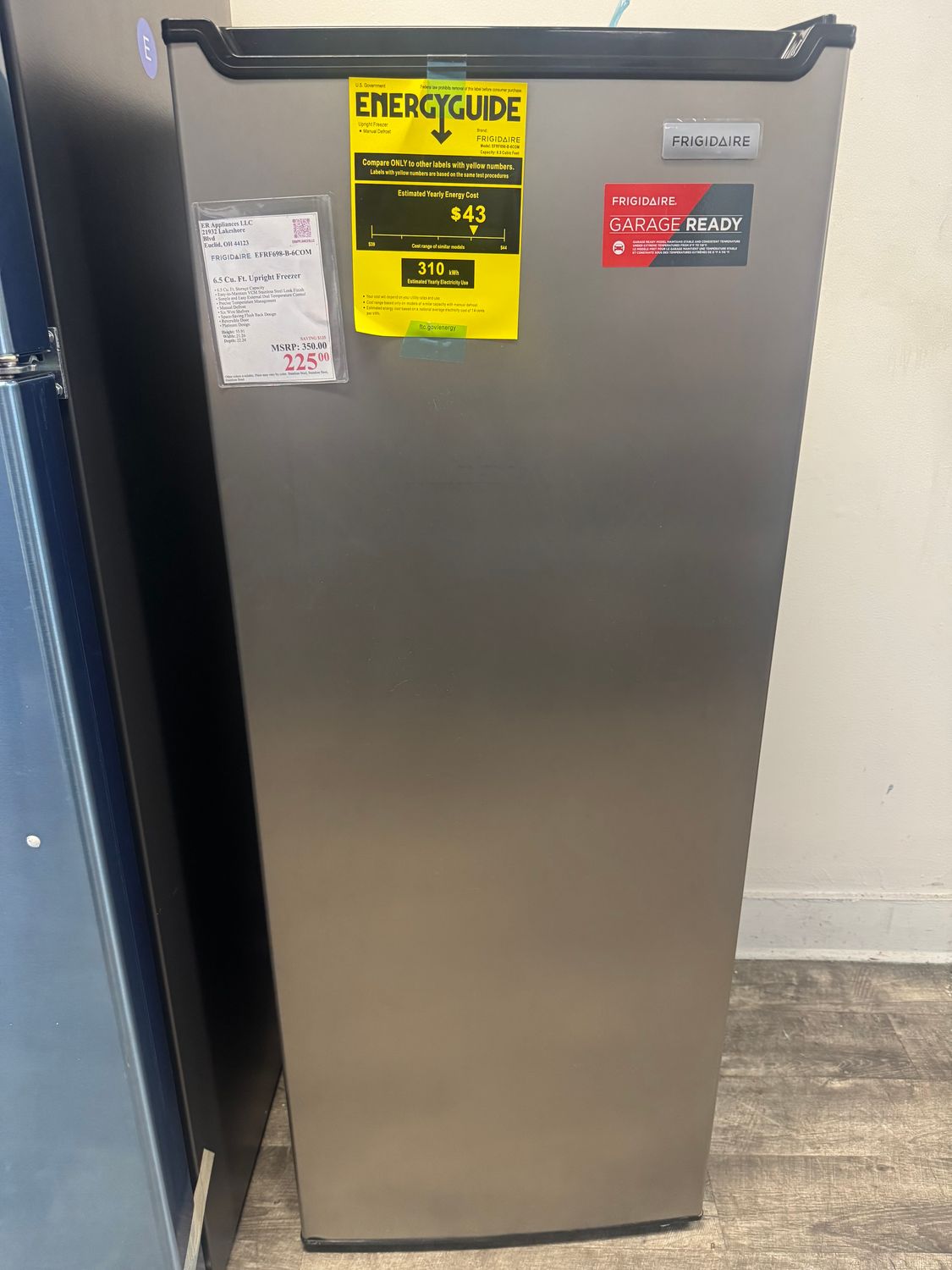 Frigidaire 6.5 Cu. Ft. Upright Freezer