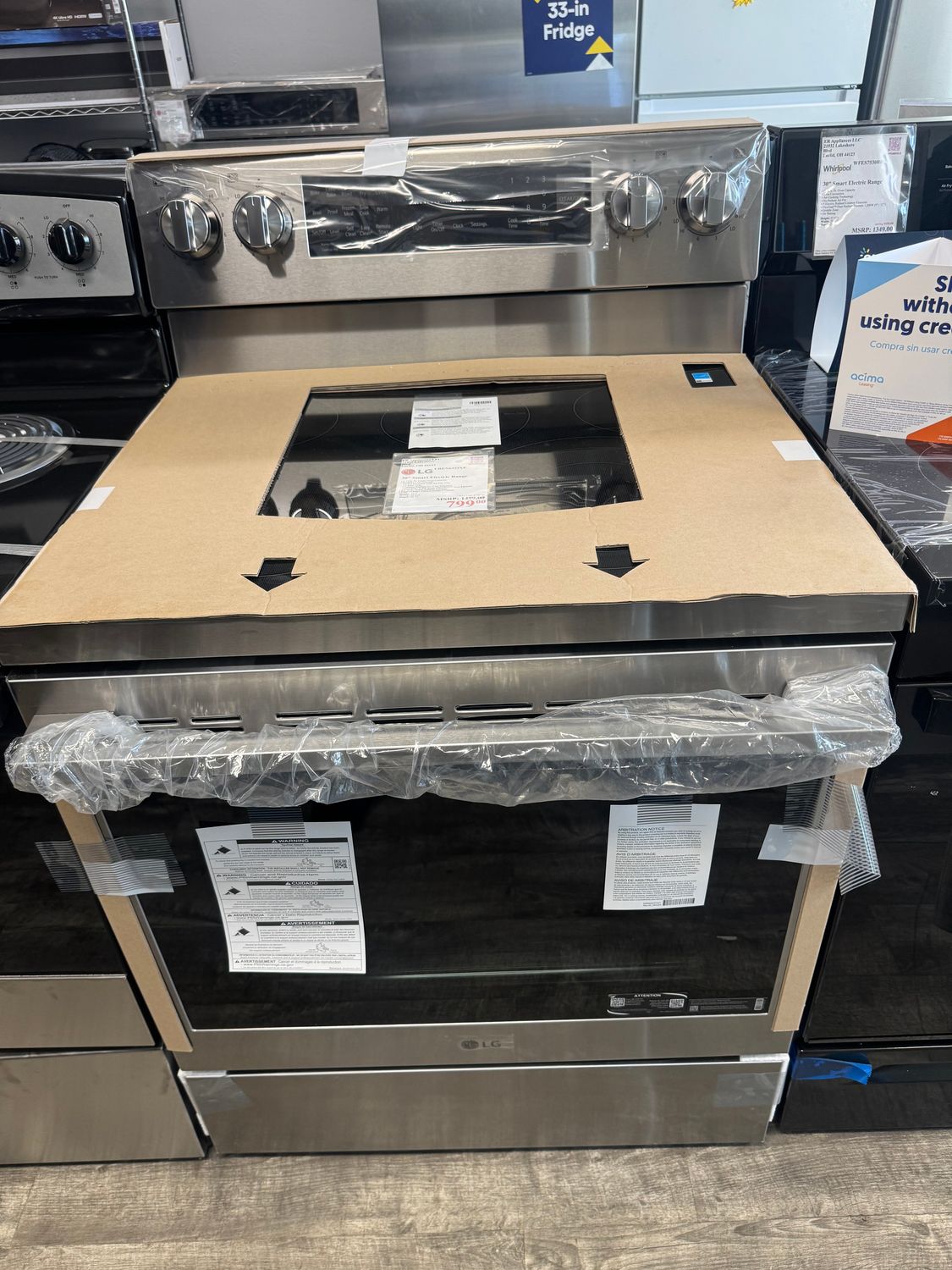 LG 30" Smart Electric Range