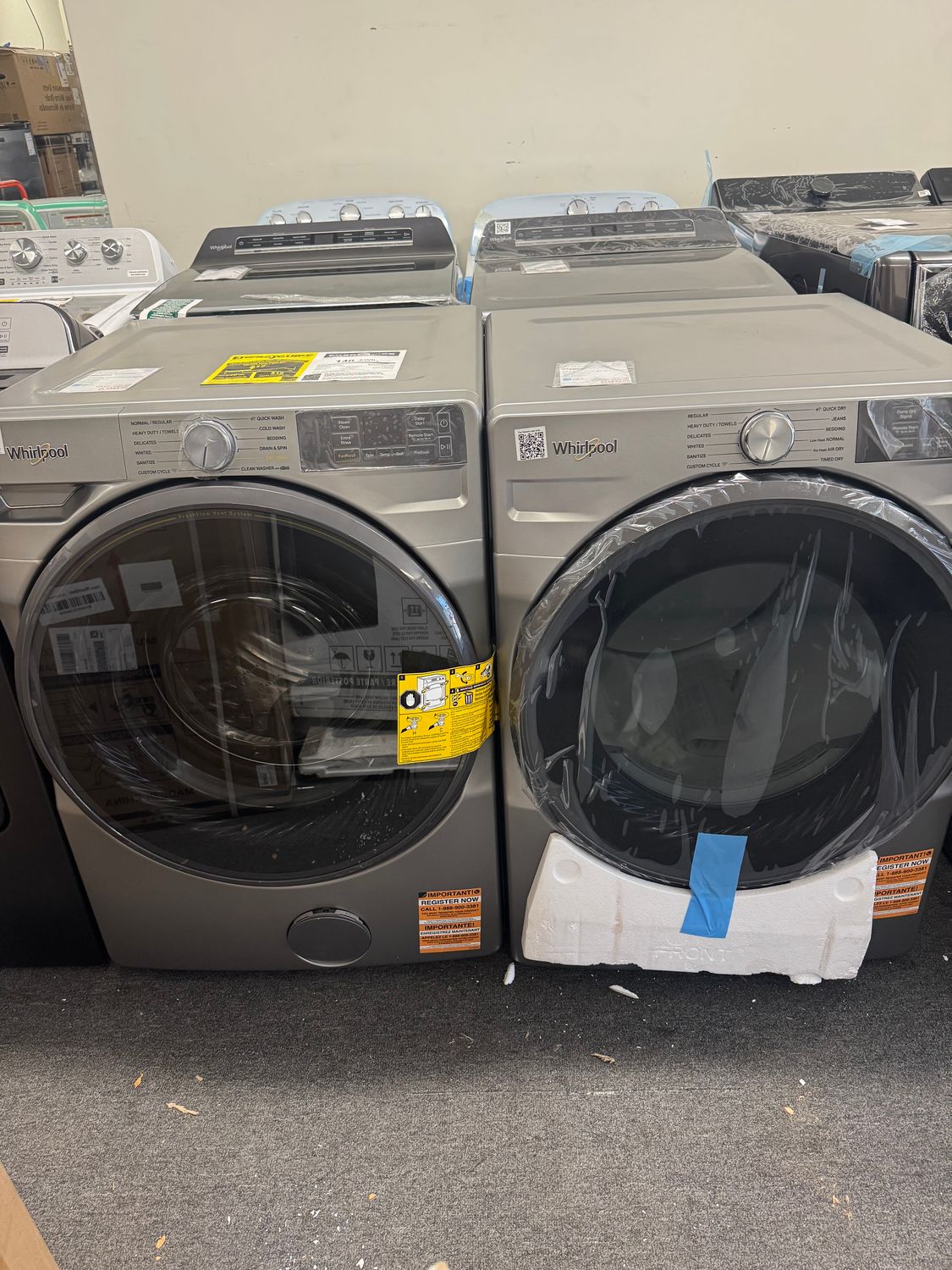 Whirlpool 4.5 Smart Front Load/Electric Dryer