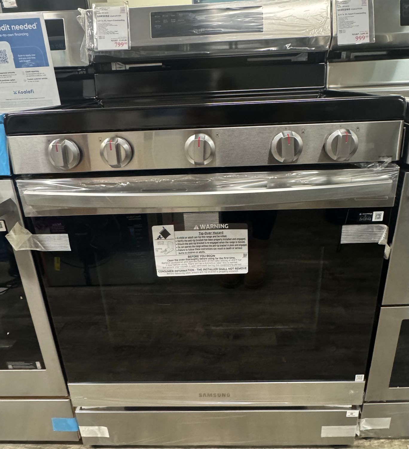 Samsung 6.0 Cu. Ft. Smart Freestanding