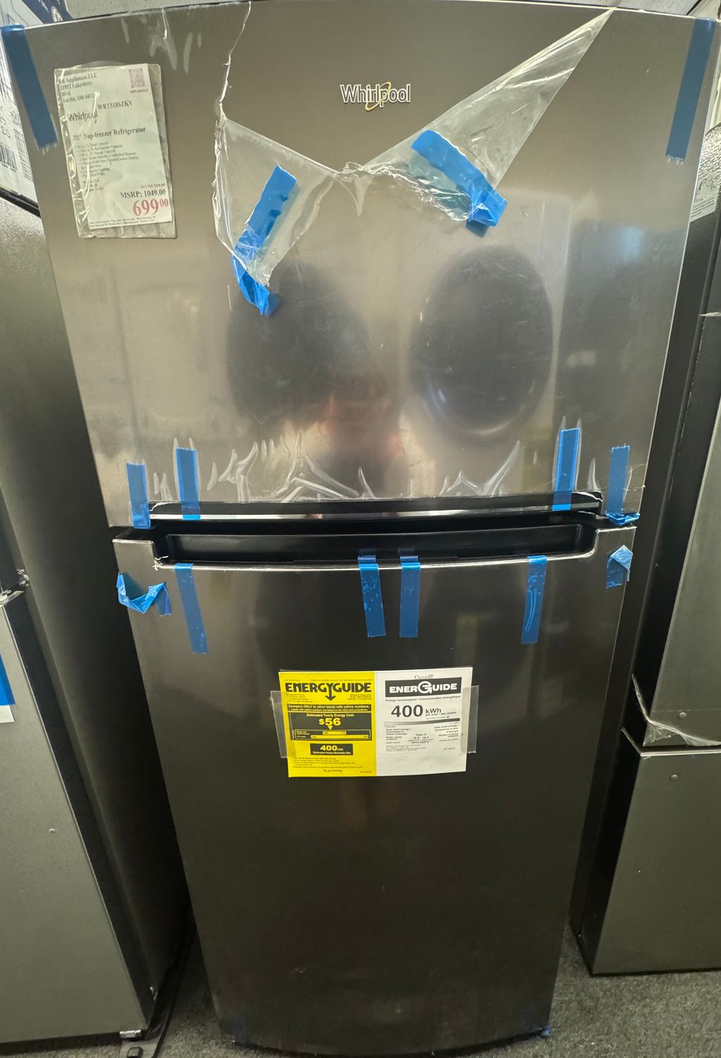 Whirlpool 28" Top-freezer Refrigerator