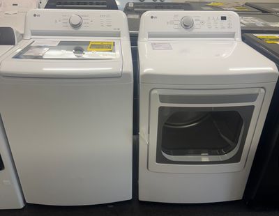 LG Top Load Washer/ Electric Dryer