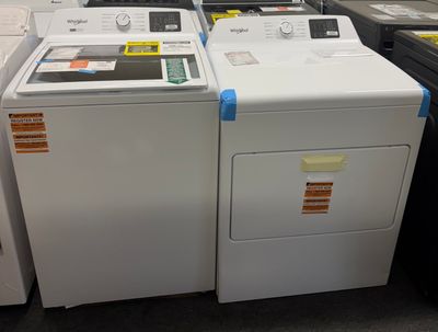 Whirlpool 2 in 1 Top Load Washer/Electric Dryer