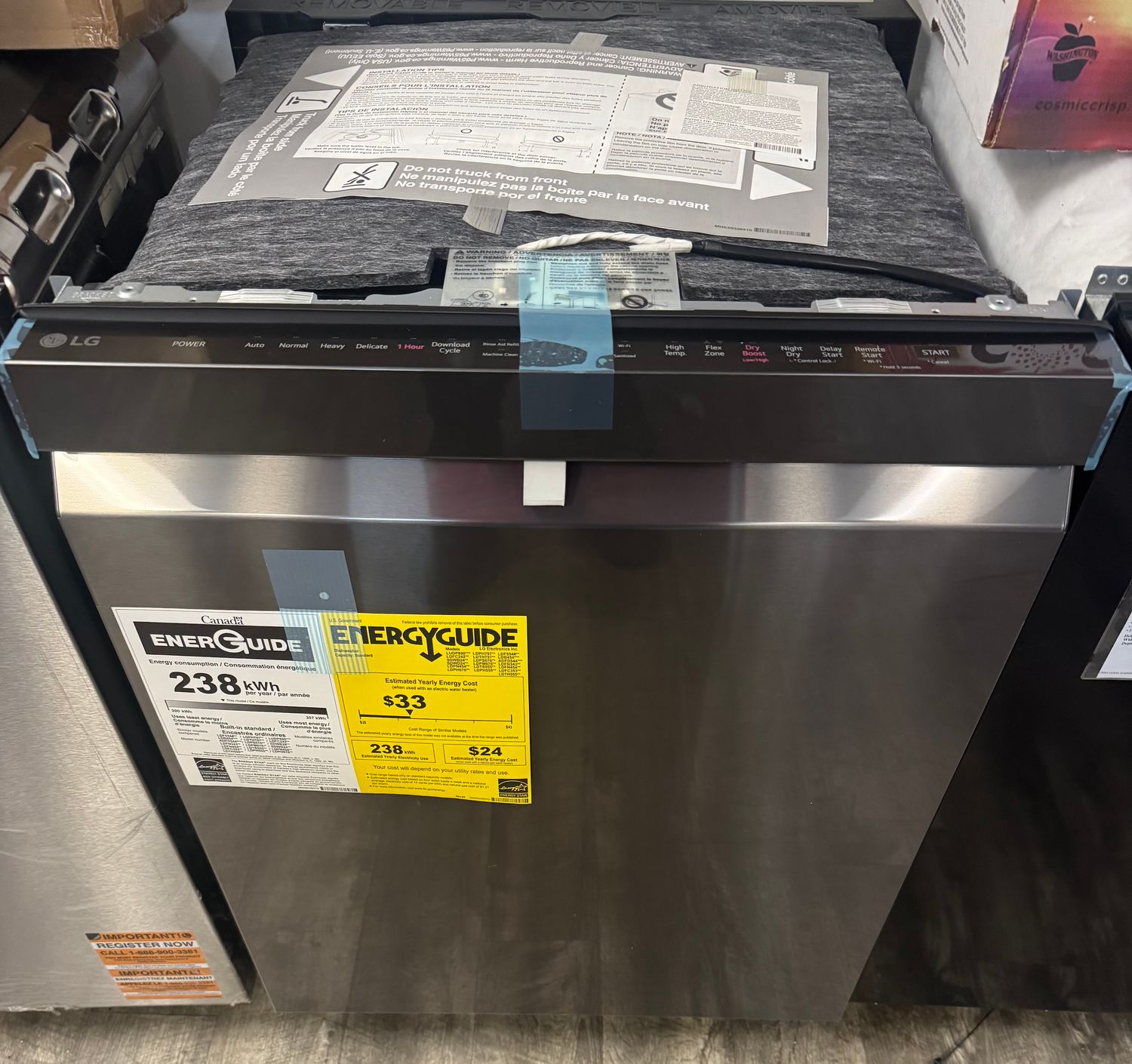 LG 24" Smart Top Control