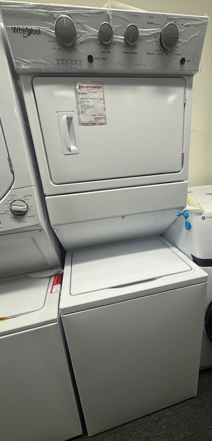 Whirlpool Electric Stacked Laundry Center