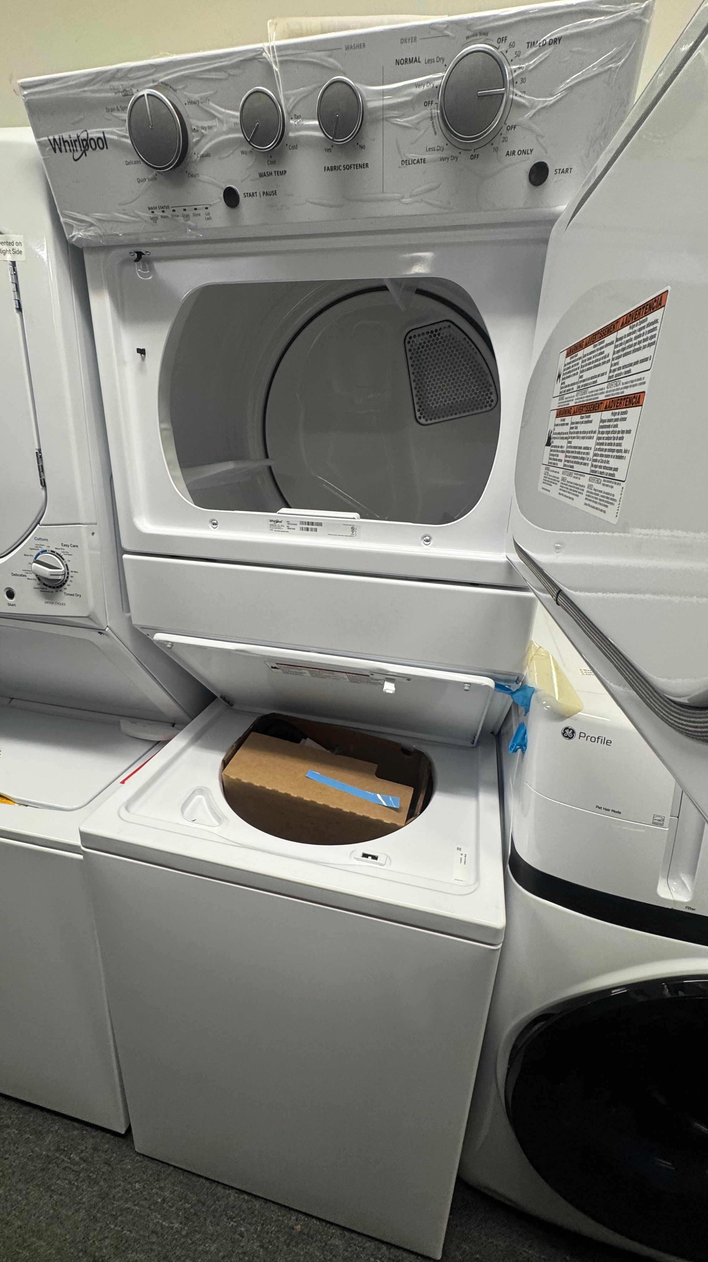 Whirlpool Electric Stacked Laundry Center