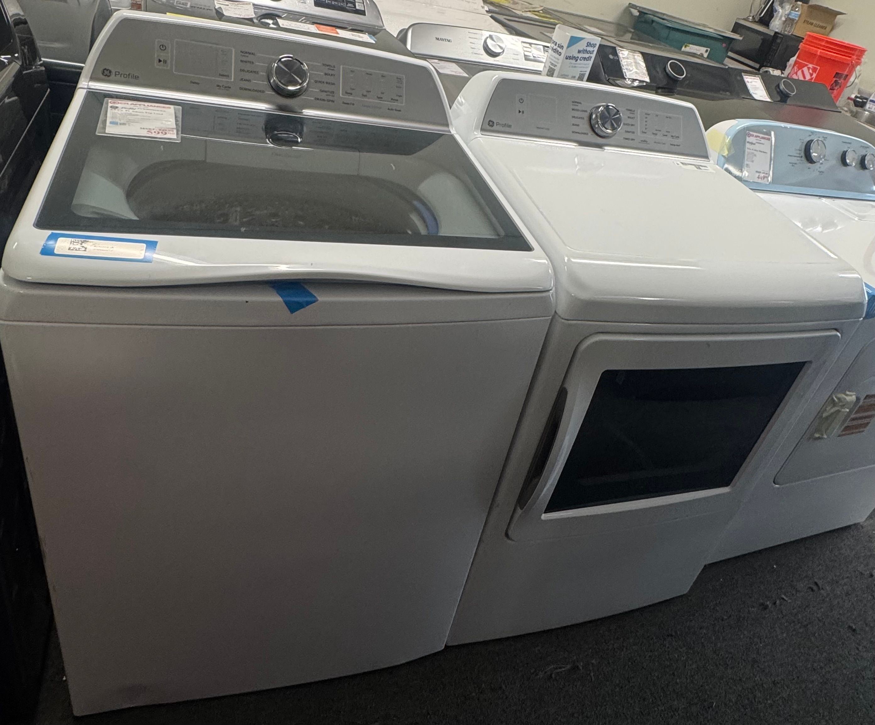 GE 5.0 Cu. Ft. Smart Top Load/Electric Dryer