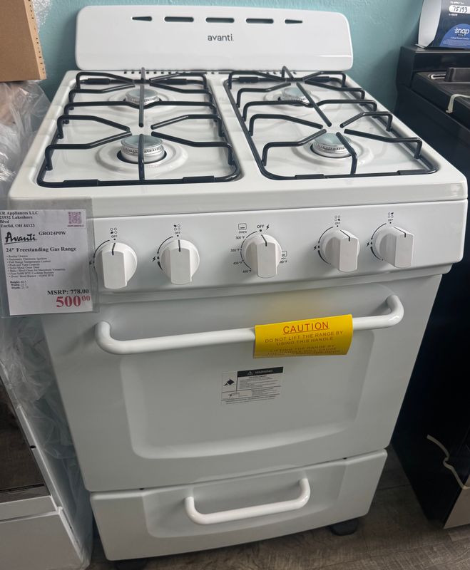 Avanti 24" Freestanding Gas Range