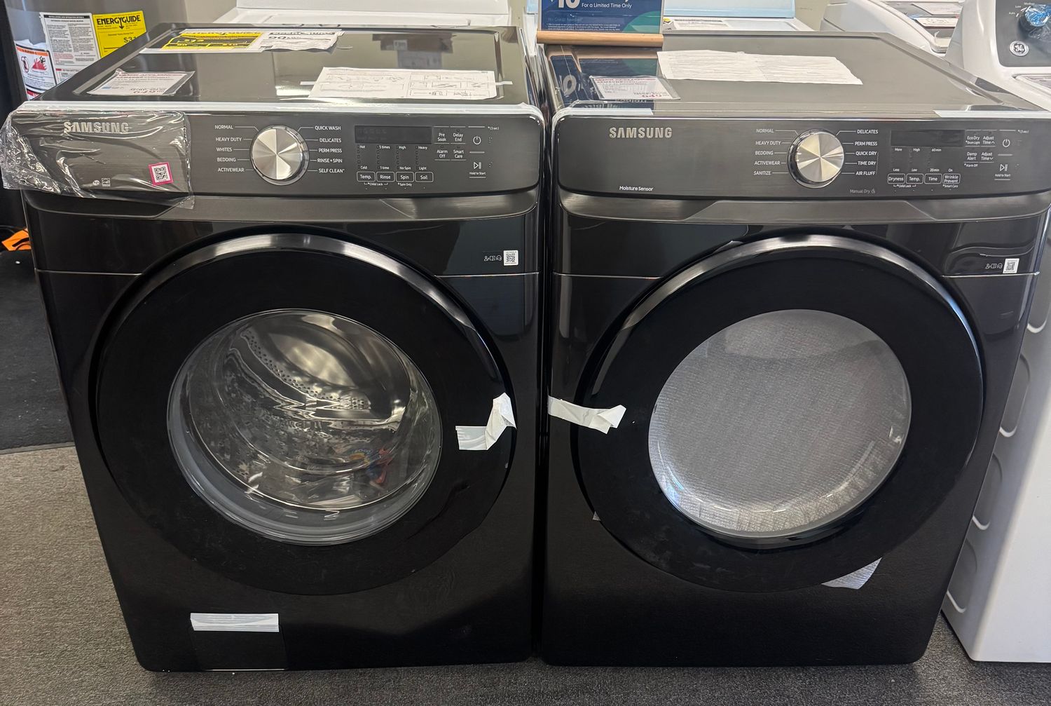 Samsung 4.5 Cu. Ft. Front Load Washer/Electric Dryer