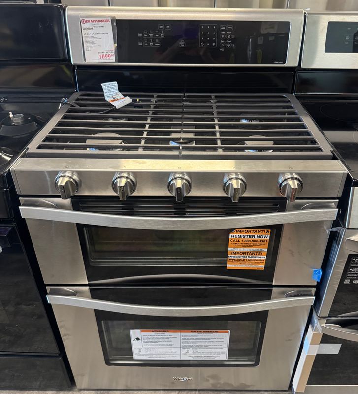 Whirlpool 6.0 Cu. Ft. Gas Double Oven