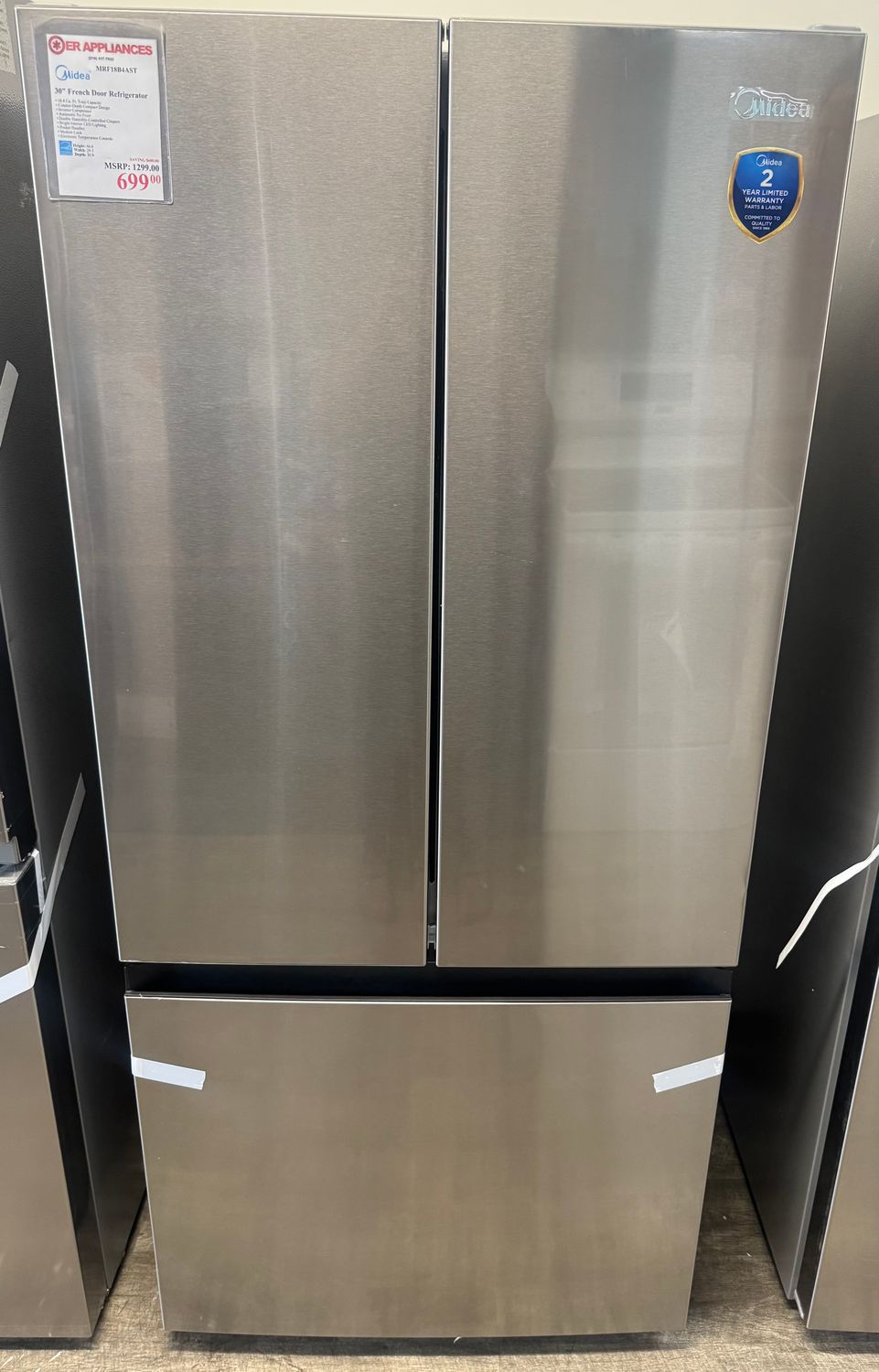 Midea 30 Midea 30" French Door Refrigerator