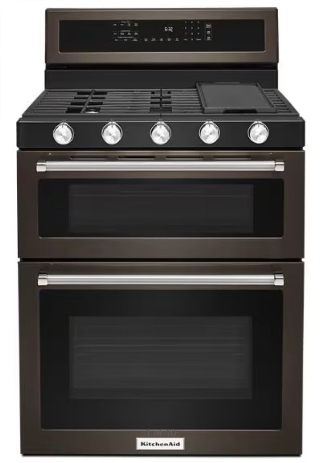 KitchenAid 30" 5-burner Double Oven Gas