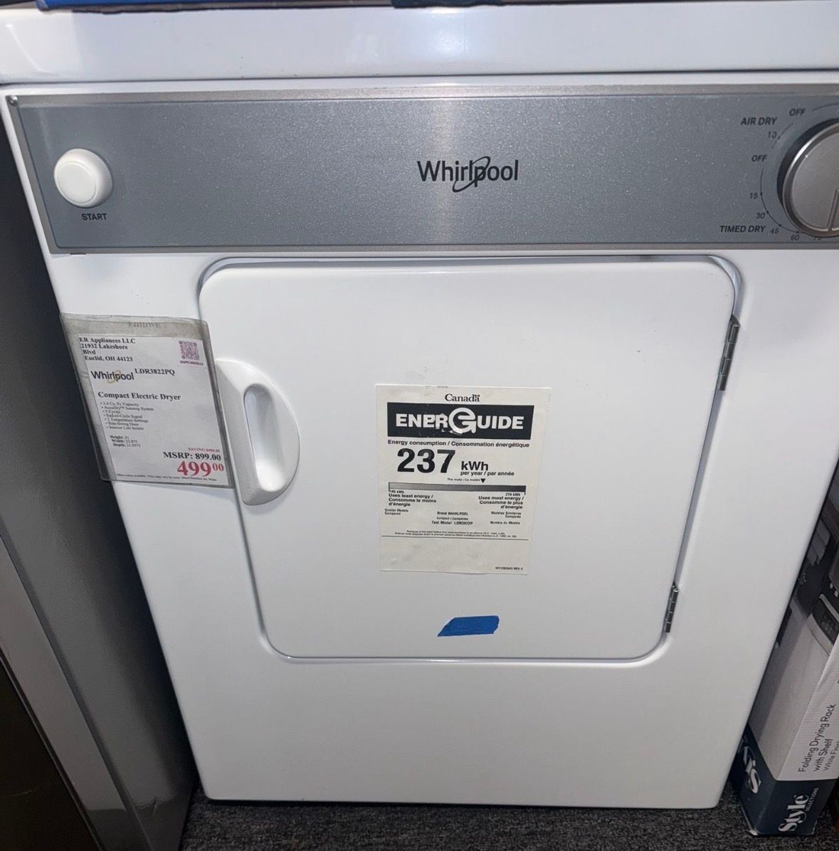Whirlpool Compact Electric Dryer