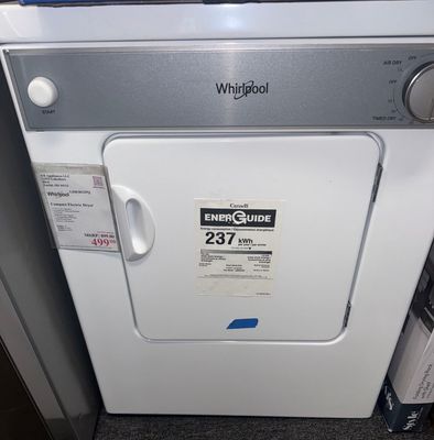 Whirlpool Compact Electric Dryer