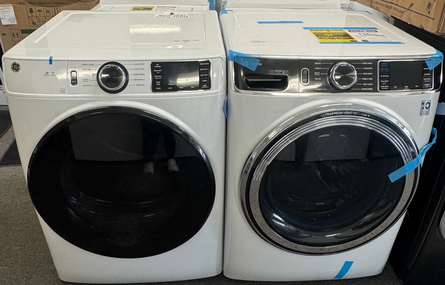 GE Front Load Washer/Electric Dryer
