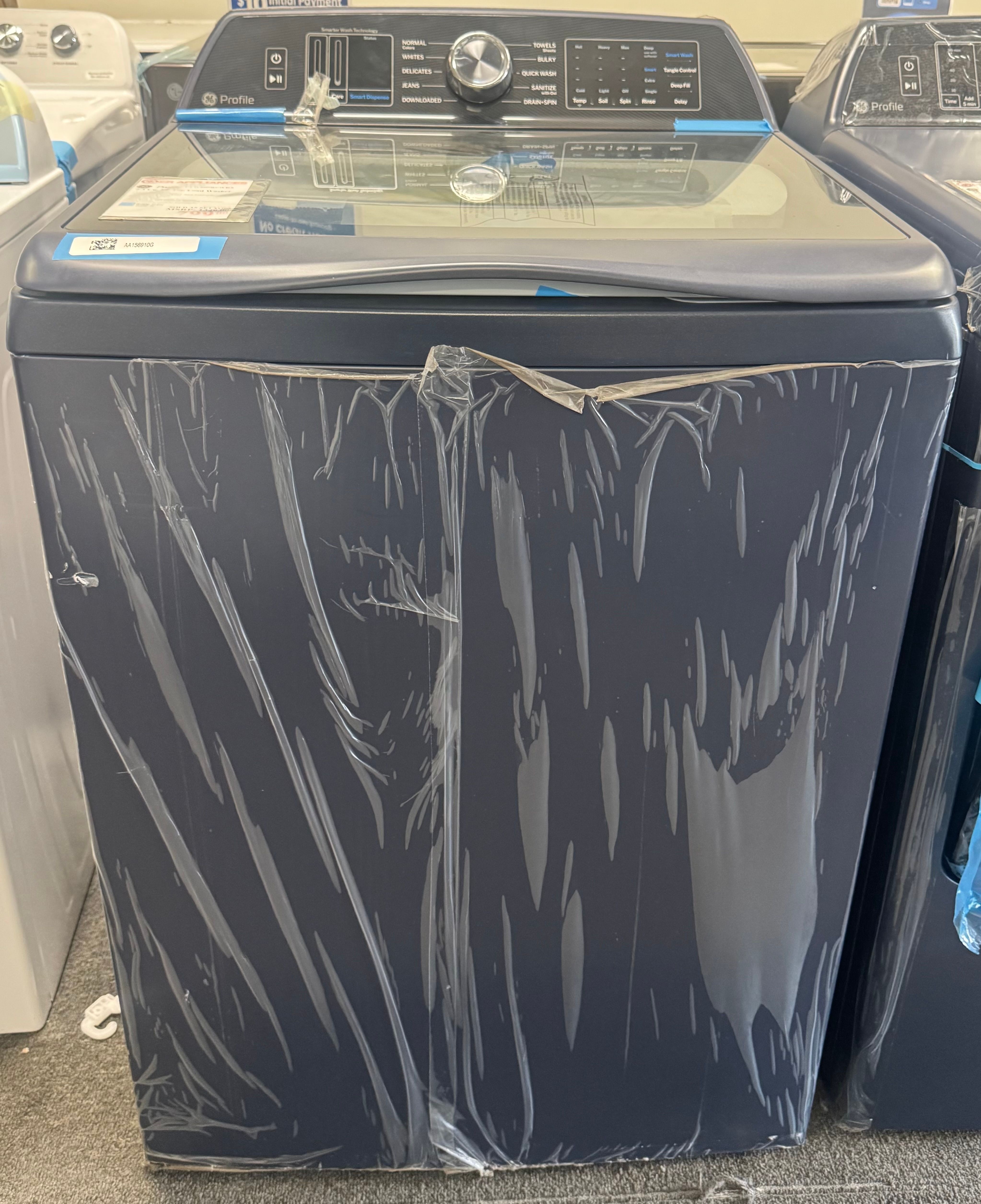 GE Profile 5.3 Cu. Ft Top Load Washer/Gas Dryer