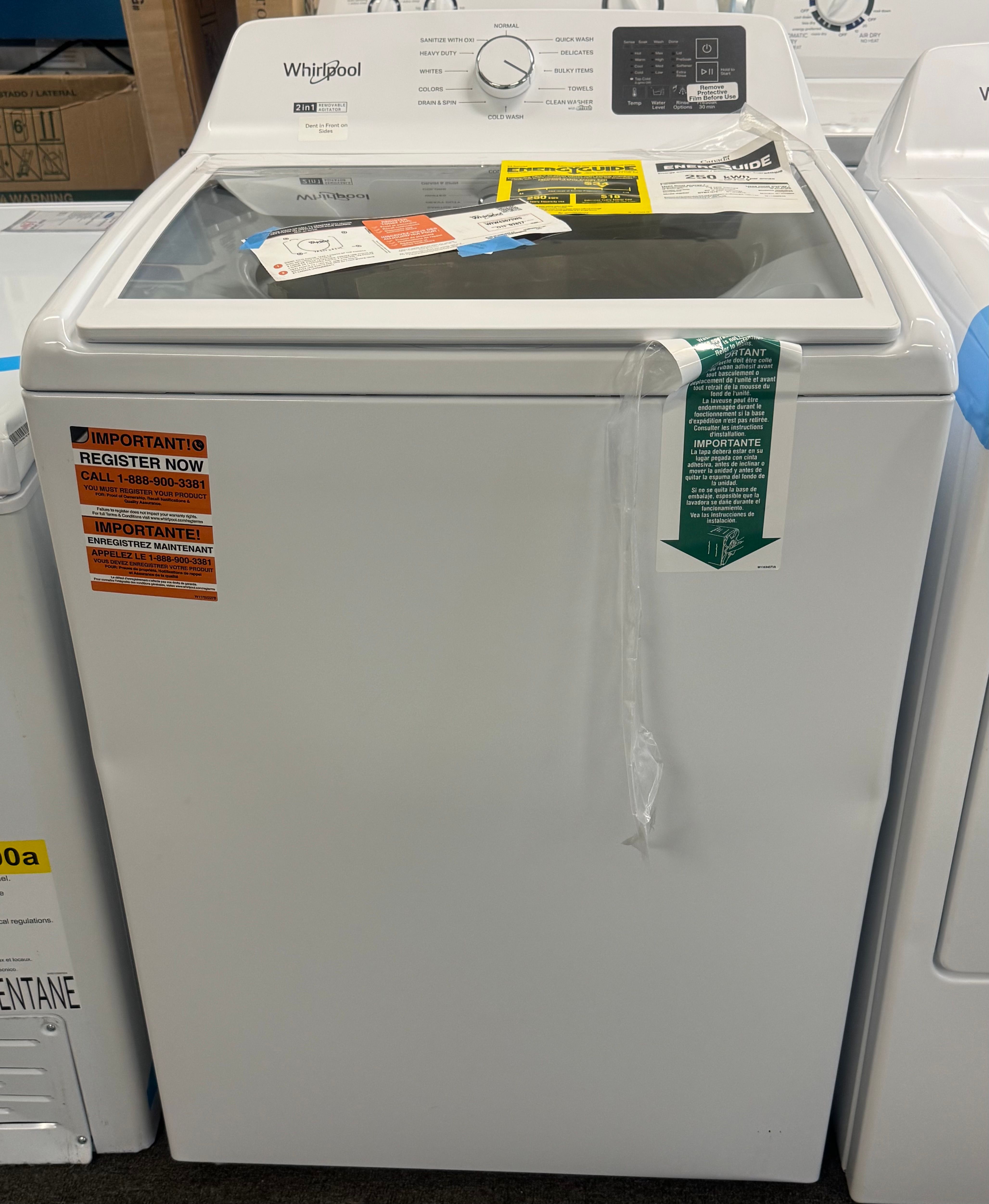 Whirlpool Top Load Washer/Electric Dryer