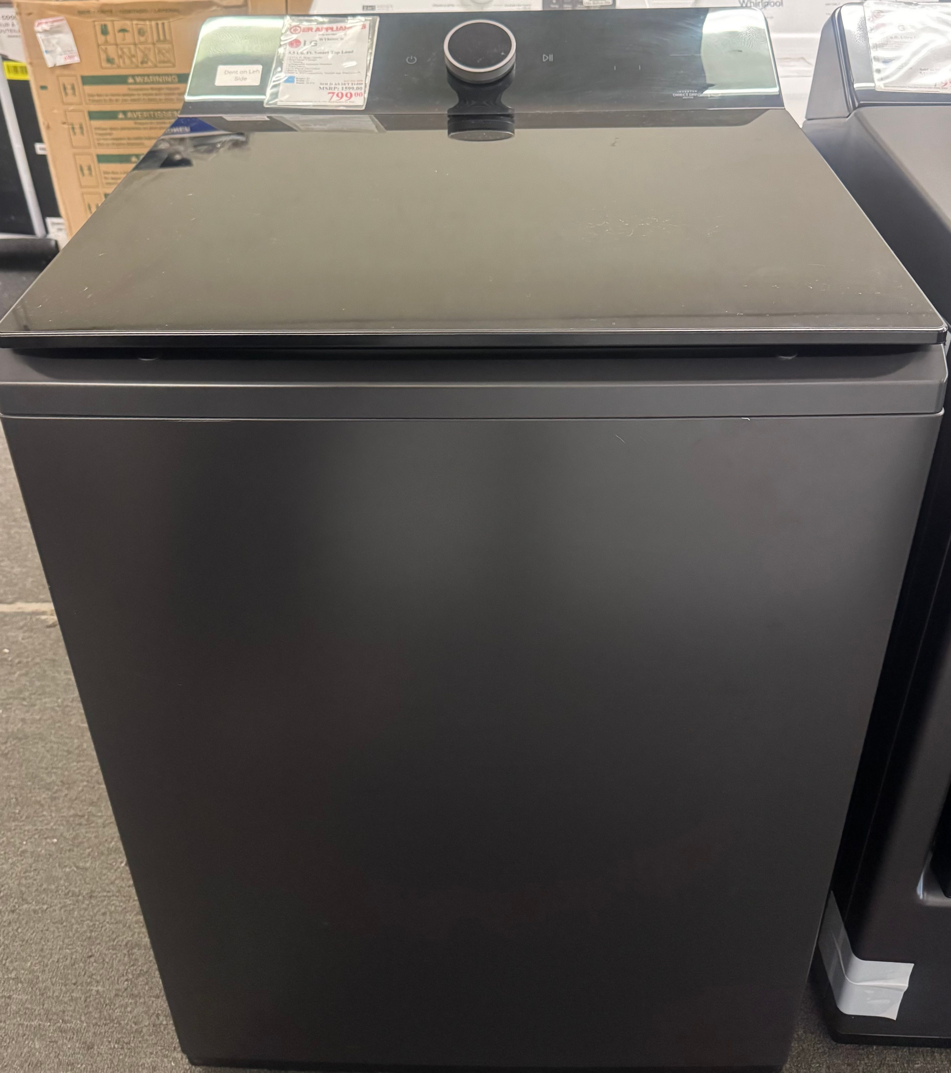 LG Smart Top Load/Electric Dryer