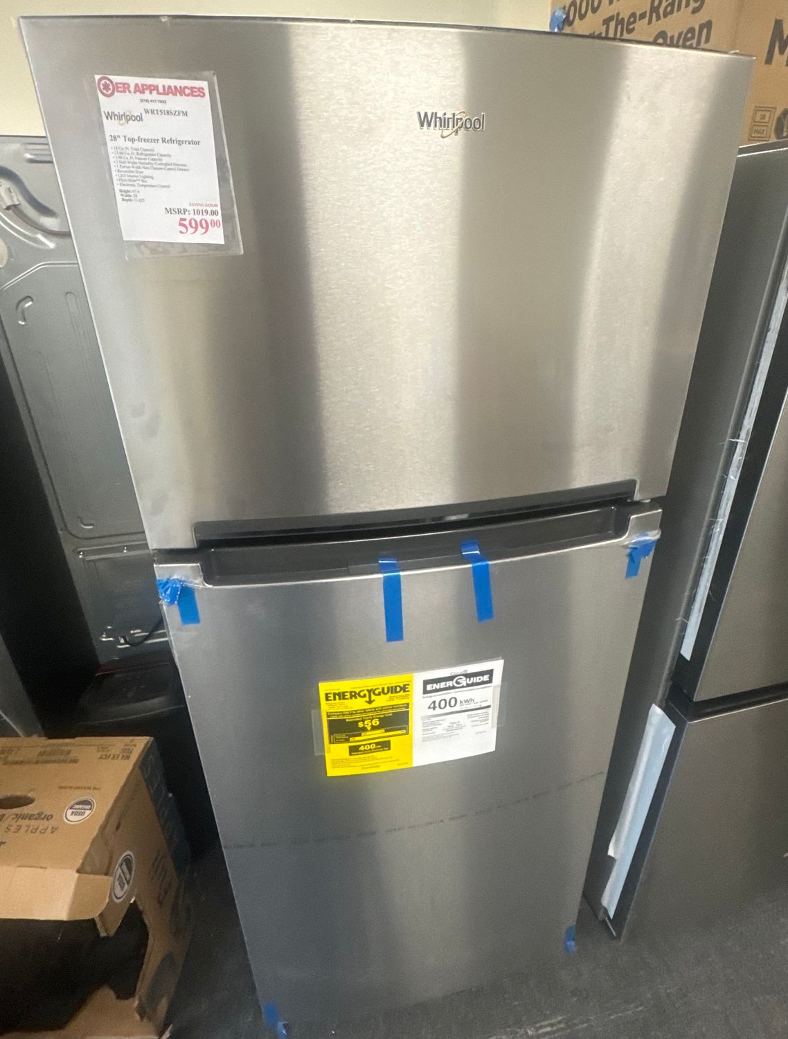 Whirlpool 28 Whirlpool 28" Top-freezer Refrigerator