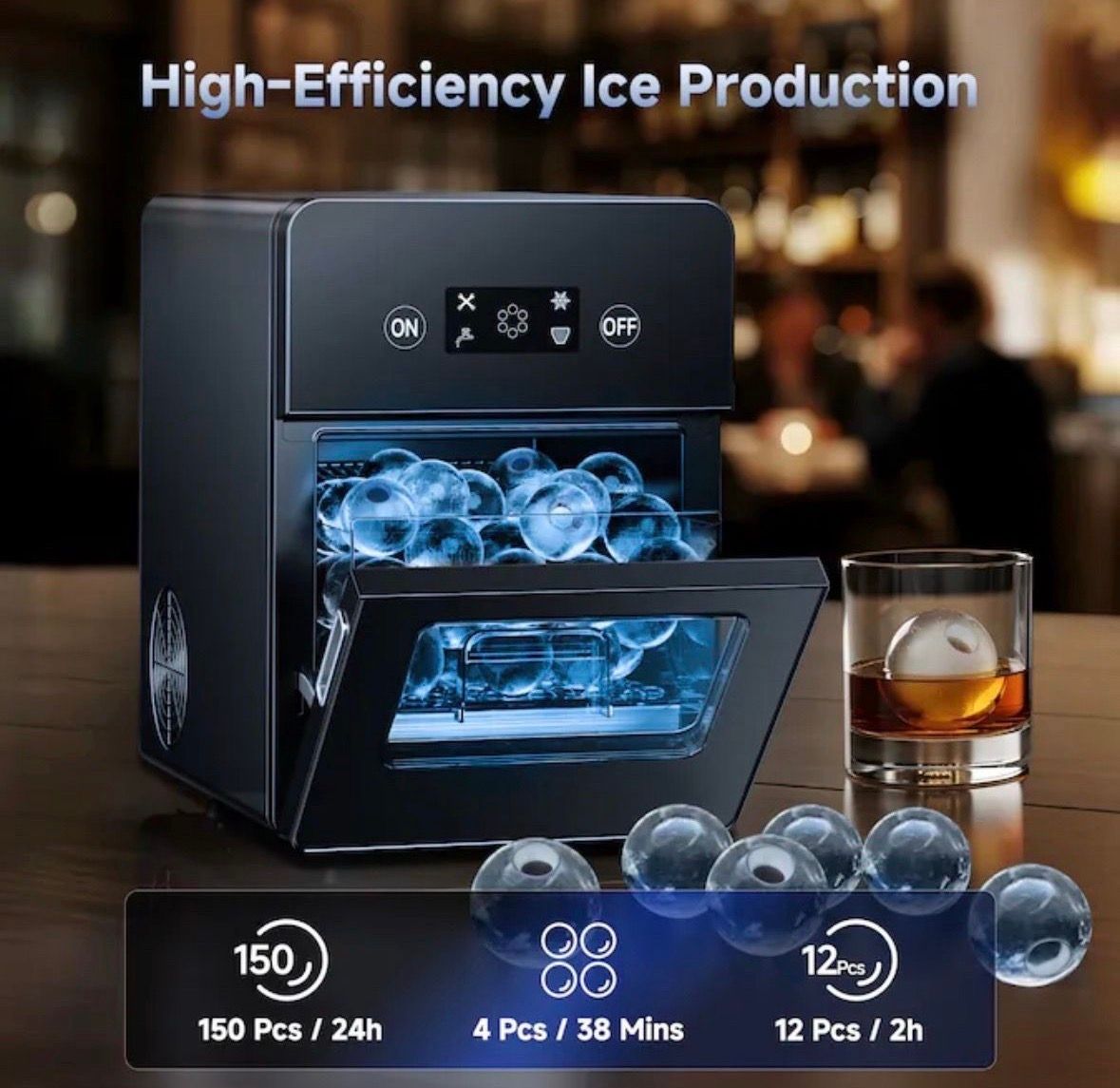 Simzlife Whiskey Ball Cocktail Ice Maker
