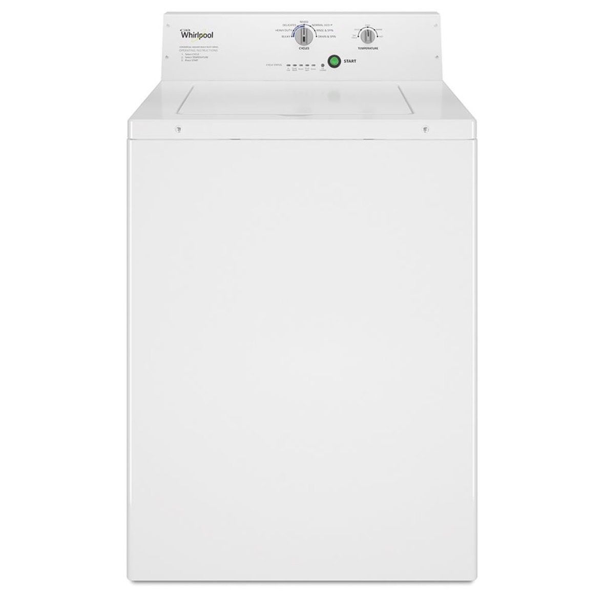 Whirlpool 2.9 Cu. Ft. Commercial Top Load