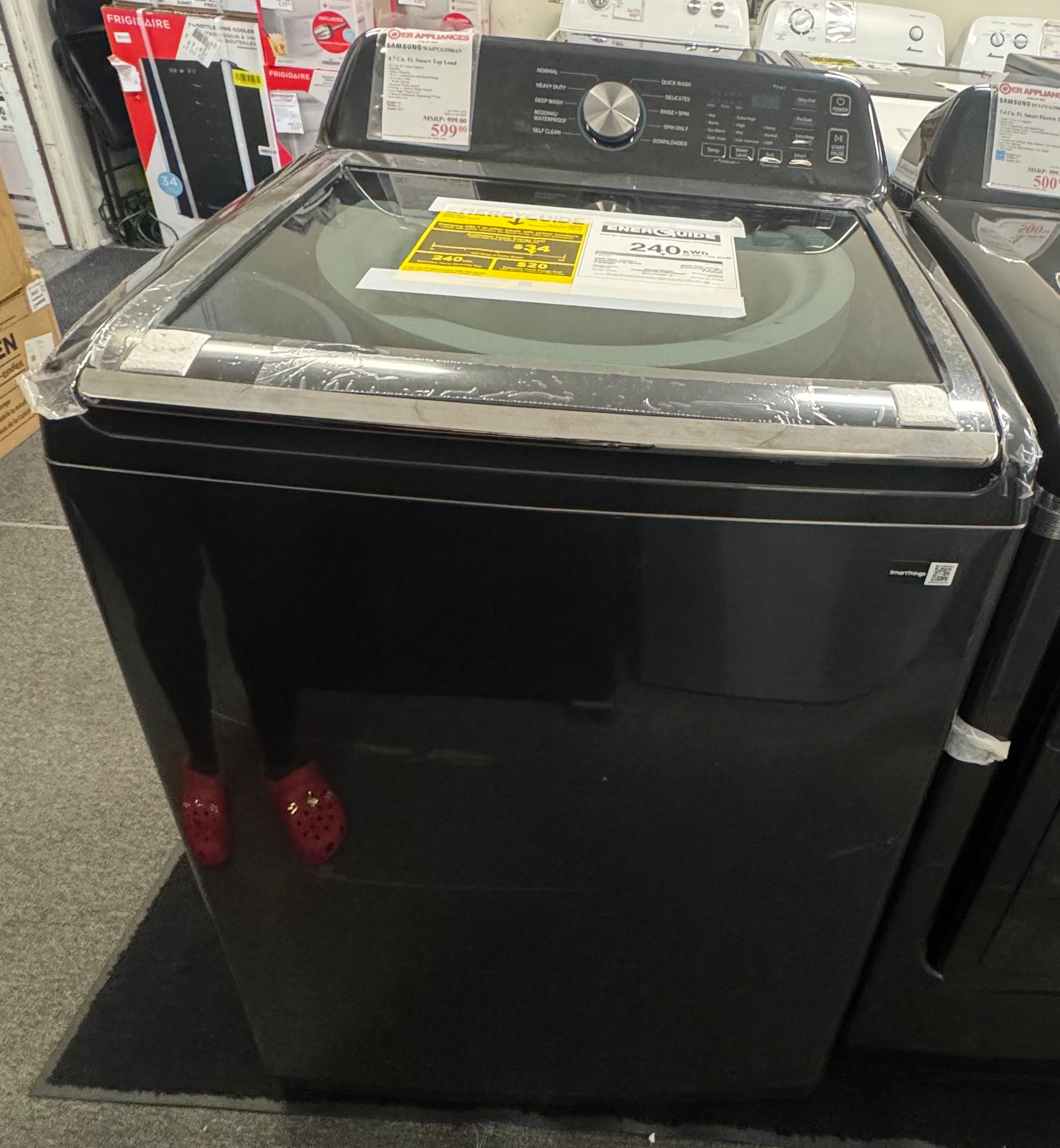 Samsung 4.7 Smart Top Load/Electric Dryer