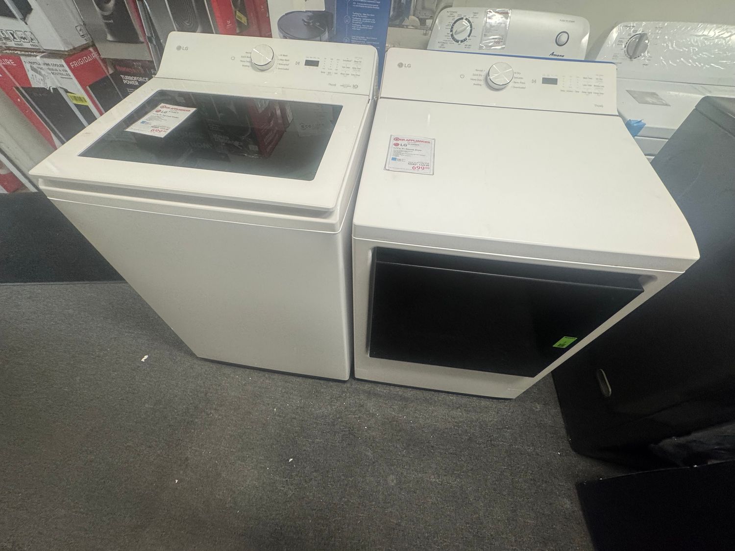 LG Top Load Washer & Electric ⚡️ Dryer New