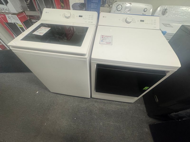 LG Top Load Washer & Electric ⚡️ Dryer New