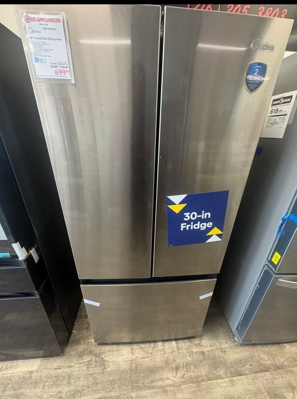 Midea 30” French Door refrigerator