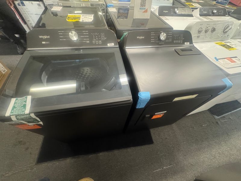 Whirlpool Laundry Pair – WTW6157PB Washer & WED6150PB Electric Dryer