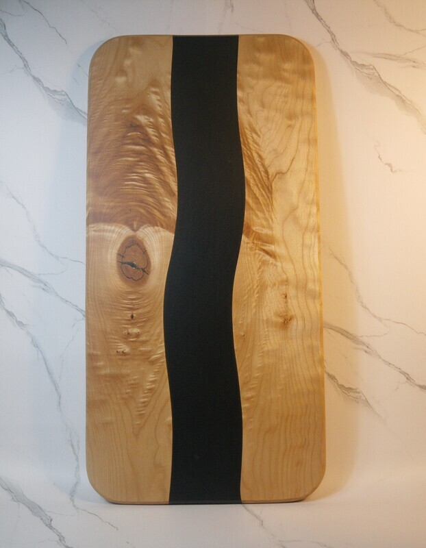 Curly Maple Board with Mica Pigment