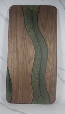 Walnut River Board with Mica Pigment