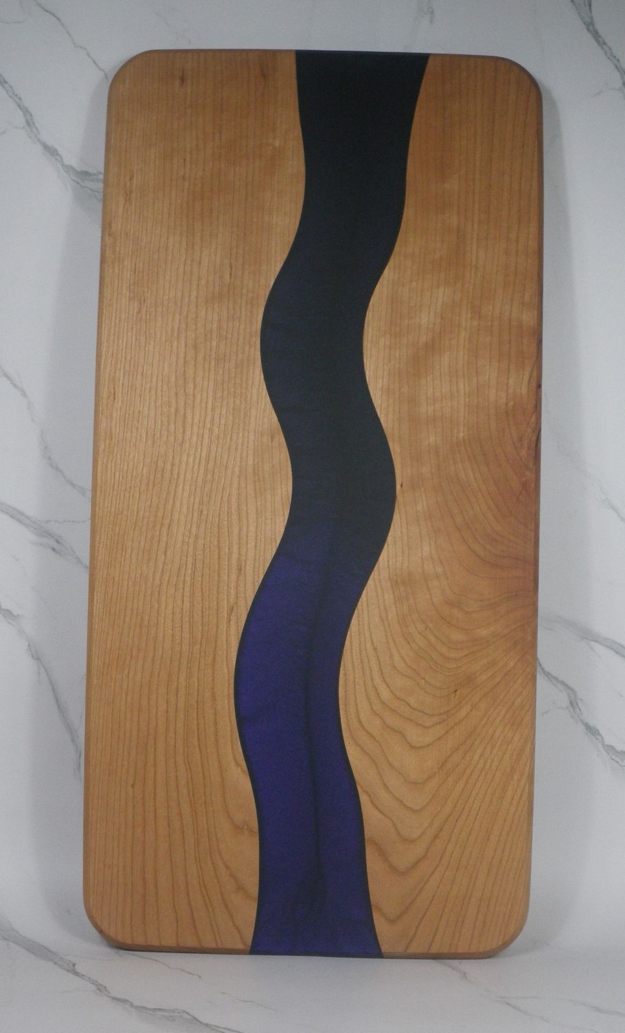 Cherry River Board with Mica Pigment