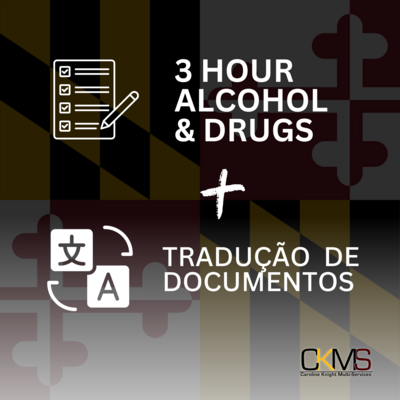 TRADUÇÃO CNH + CURSO DE ÁLCOOL E DROGAS