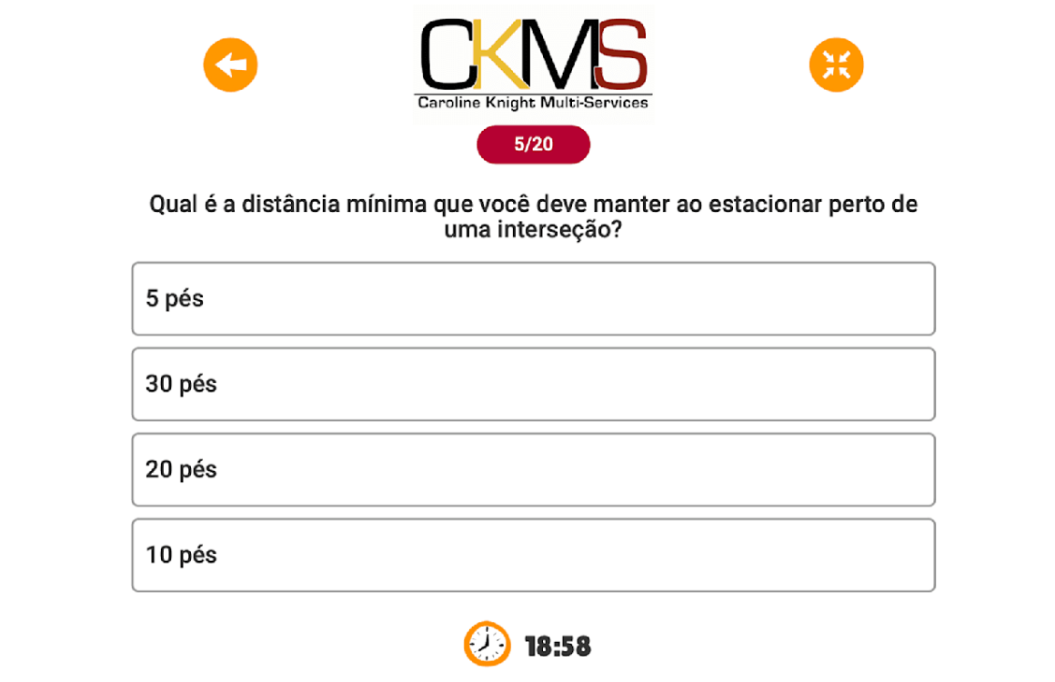 Simulado para Prova MVA em Português
