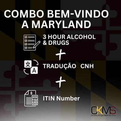Combo Bem Vindo a Maryland + ITIN Combo Bem Vindo a Maryland + ITIN