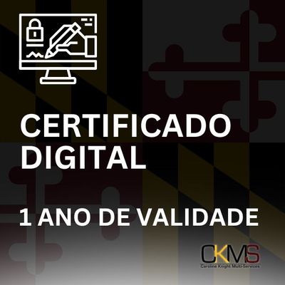 CERTIFICADO DIGITAL | 1 ANO DE VALIDADE