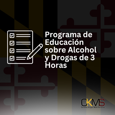 Programa de Educación sobre Alcohol y Drogas de 3 Horas