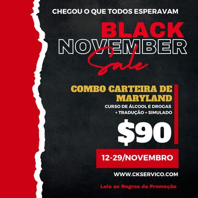 BLACK NOVEMBER *** Combo Maryland Drive License