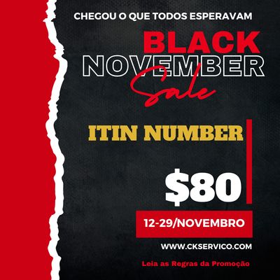 BLACK NOVEMBER *** ITIN PREMIUM PROCESSING