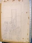 STUDY FOR THE PAINTING EVASION BY JARED FRENCH